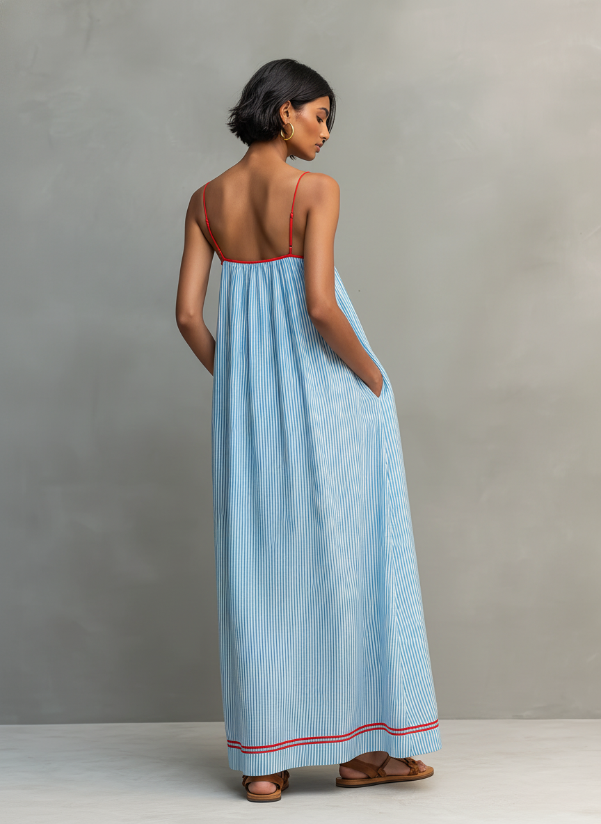 Azura™ | Abito Maxi a Righe